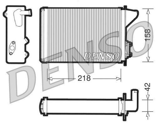 DENSO Heater matrix Article number: DRR09040 cheaply