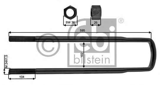 FEBI BILSTEIN Spring Clamp Article number: 39176 cheaply