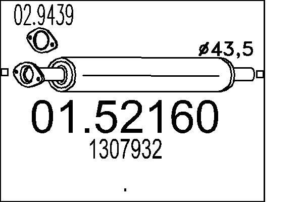 MTS Kesksummuti Artikli number: 01.52160 soodsalt