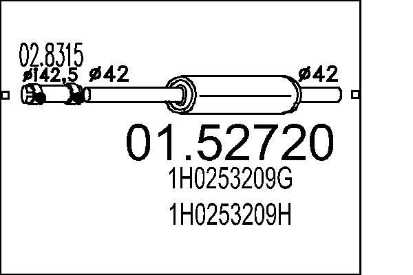 MTS Kesksummuti Artikli number: 01.52720 soodsalt
