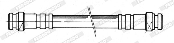 FERODO Brake disc Article number: DDF023-1 cheaply
