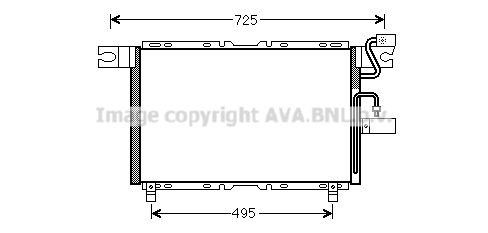 PRASCO Air conditioning condenser Article number: IS5027 cheaply