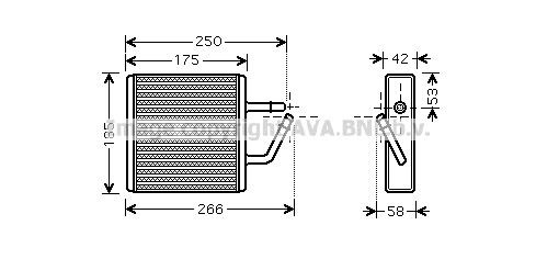 PRASCO Heater matrix Article number: MZ6194 cheaply