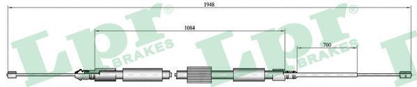 LPR Hand brake cable Article number: C0714B cheaply