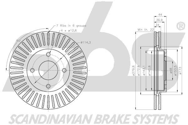 sbs Brake hose Article number: 13308525112 cheaply