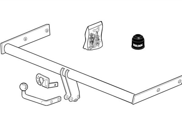 BRINK Trailer Hitch Article number: 330900 cheaply