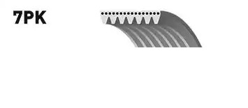 SNR Serpentine belt Article number: CA7PK2418 cheaply
