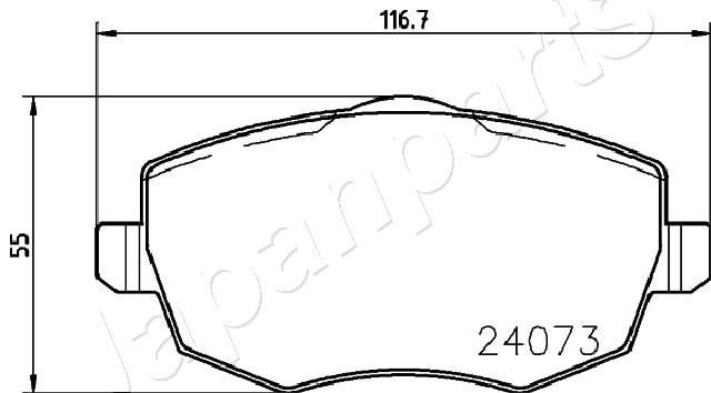JAPANPARTS Track rod end Article number: TI-L000L cheaply