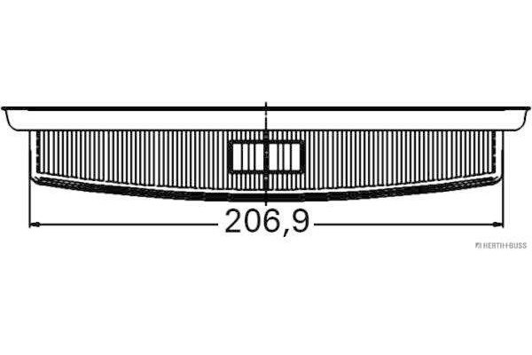 HERTH+BUSS ELPARTS Innvendig lys artikkelnummer: 84740018 billig