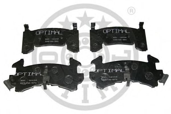 OPTIMAL Brake pad set Article number: 12104 cheaply