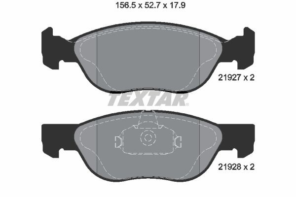 TEXTAR Piduriklotsid Artikli number: 2192703 soodsalt
