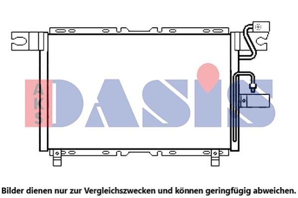 AKS DASIS Air conditioning condenser Article number: 232003N cheaply