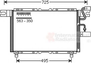 VAN WEZEL Air conditioning condenser Article number: 36005027 cheaply