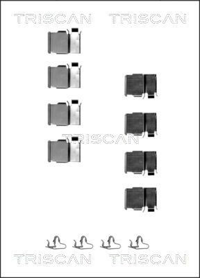 TRISCAN 8105 131624 Lisakomplekt, ketaspiduriklotsid BT-50 3.0 CDVi (UNY0E3) 156 HP Diisel 2015