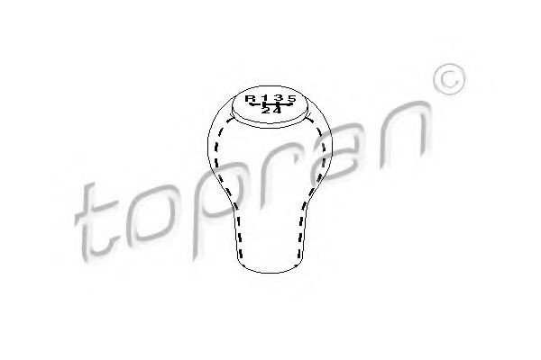 TOPRAN Gear Lever Gaiter Article number: 109 072 cheaply