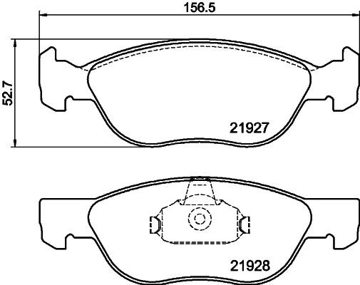 MINTEX Piduriklotsid Artikli number: MDB2123 soodsalt