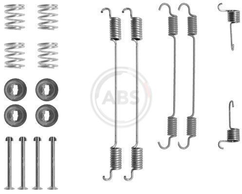 A.B.S. 0750Q Accessory Kit, brake shoes KANGOO 1.5 dCi 90 (FW0G, FW05, FW08, FW11) 90 PS Diesel