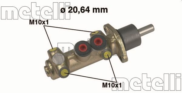 METELLI Brake master cylinder Article number: 05-0300 cheaply