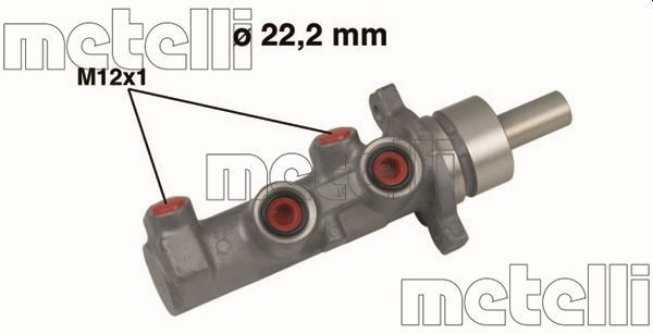METELLI Brake master cylinder Article number: 05-0479 cheaply
