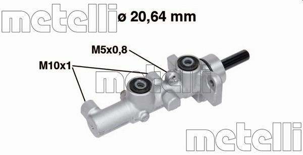 METELLI Brake master cylinder Article number: 05-0734 cheaply