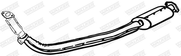 WALKER Front Silencer Article number: 14684 cheaply