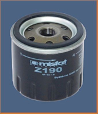 MISFAT Oil filter Article number: Z190 cheaply