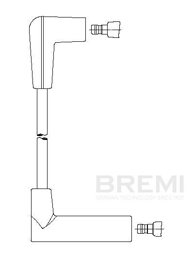 BREMI Ignition lead Article number: 481/20 cheaply