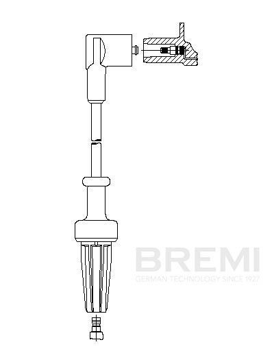 BREMI Ignition lead Article number: 663/36 cheaply