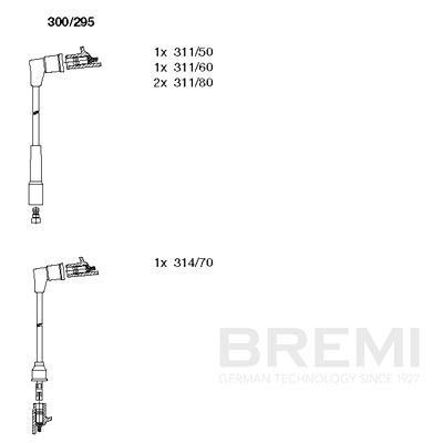 BREMI Ignition lead Article number: 8A10/55 cheaply
