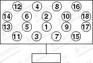 GOETZE Bolt Kit, cylinder head Article number: 22-70012B cheaply