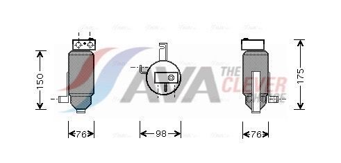 AVA COOLING SYSTEMS Heater matrix Article number: HD6294 cheaply