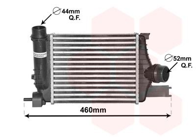 VAN WEZEL Intercooler Varenummer: 43004602 billige