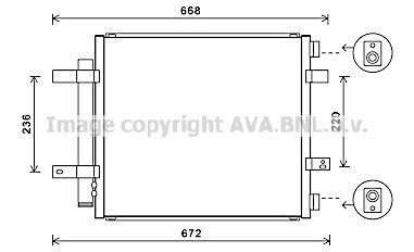 PRASCO Air conditioning condenser Article number: JR5053D cheaply