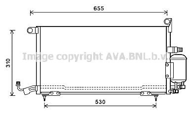 PRASCO Air conditioning condenser Article number: ST5026D cheaply