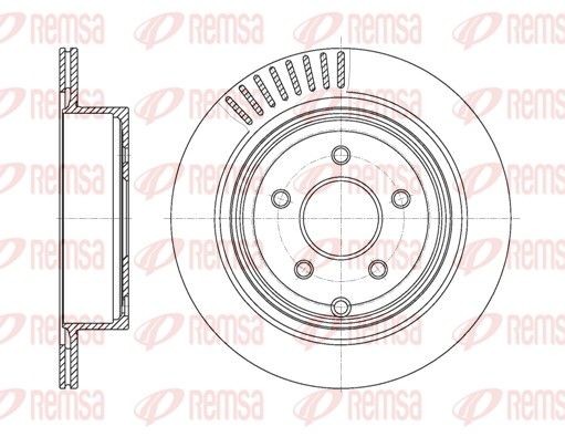 REMSA Brake disc Article number: 61091.10 cheaply