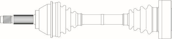 GENERAL RICAMBI Drive shaft Article number: FI3271 cheaply