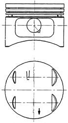 KOLBENSCHMIDT Piston Article number: 94422620 cheaply
