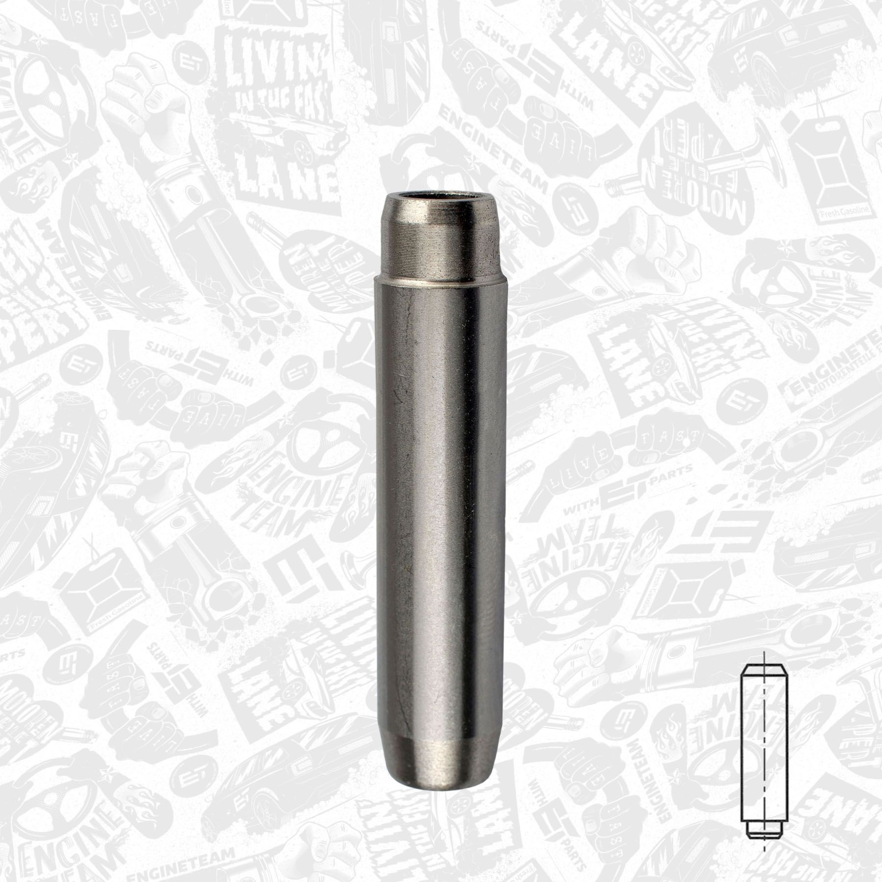 ET ENGINETEAM VG0004 Valve Guides OMEGA 3.0 V6 (F69, M69, P69) 211 PS Petrol 2003