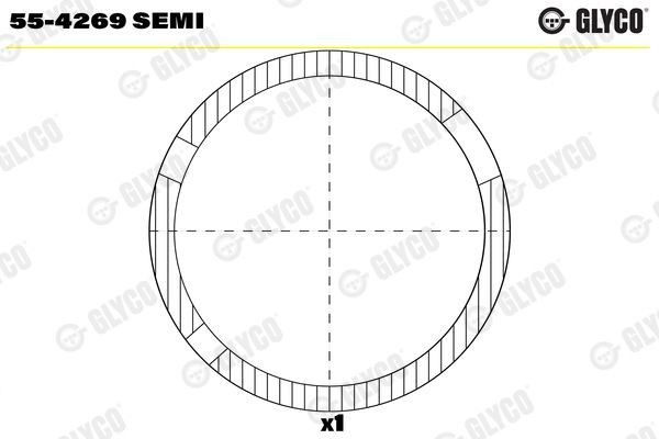 GLYCO 55-4269 SEMI Small End Bushes, connecting rod HILUX Pick-up 2.4 D 4WD (LN65) 75 PS Diesel 2005