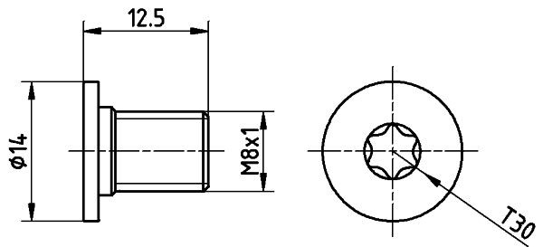 TEXTAR TPM0002 Kruvi, piduriketas C-klass C 180 2.0 (203.235) 129 HP Bensiin 2007