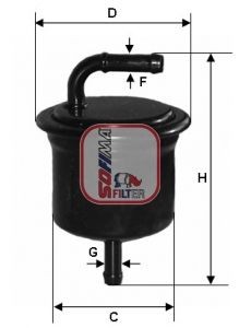 SOFIMA Fuel filter Article number: S 1716 B cheaply
