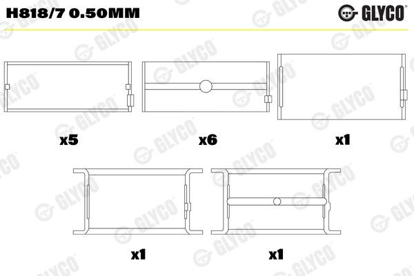 GLYCO Krumtapakselleje Varenummer: H818/7 0.50mm billige