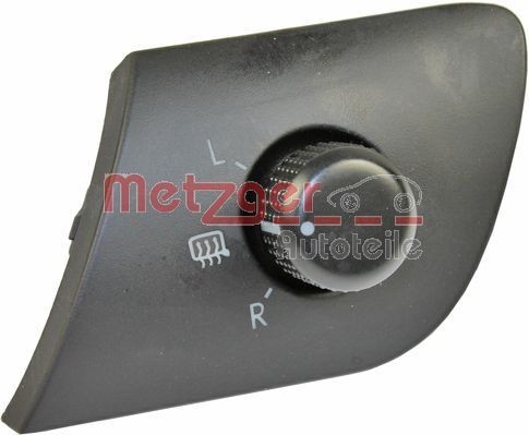 METZGER 0916370 Switch, mirror adjustment FABIA 1.4 68 PS Petrol 2008