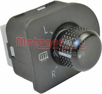 METZGER 0916371 Switch, mirror adjustment OCTAVIA 1.8 T 150 PS Petrol 2010