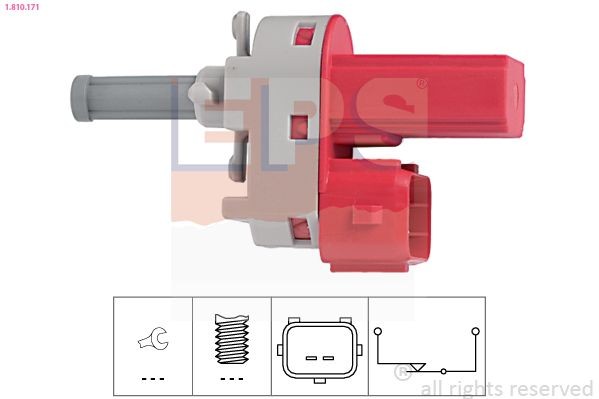 EPS 1.810.171 Switch, clutch control (cruise control) FOCUS 1.8 16V BiFuel 115 PS Petrol/Petroleum Gas (LPG) 2007
