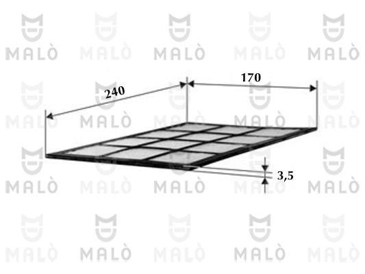 MALÒ Manche, batterie chauffante-chauffage UGS: 154623A à peu de frais