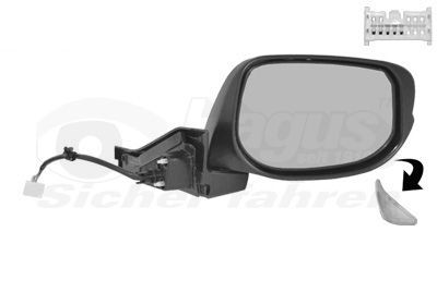 VAN WEZEL Wing mirror Article number: 2511808 cheaply