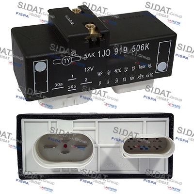 SIDAT Relay, radiator fan castor Article number: 3.240140 cheaply