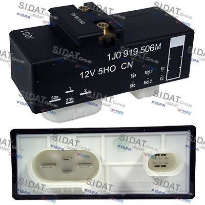 SIDAT 3.240145 Relee, radiaatoriventilaatori jaoks CORDOBA 1.2 12V 70 HP Bensiin 2009