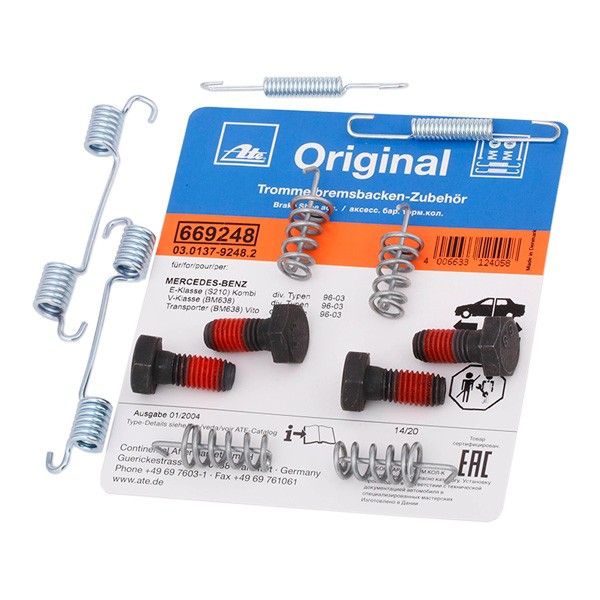 ATE Brake shoe fitting kit Article number: 03.0137-9248.2 cheaply